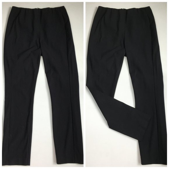 rag & bone Pants - RAG & BONE Black Elastic Waistband Zip Waist Dress Pant